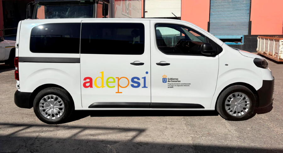 ADEPSI incorpora un nuevo vehículo para mejorar los apoyos y la inclusión comunitaria